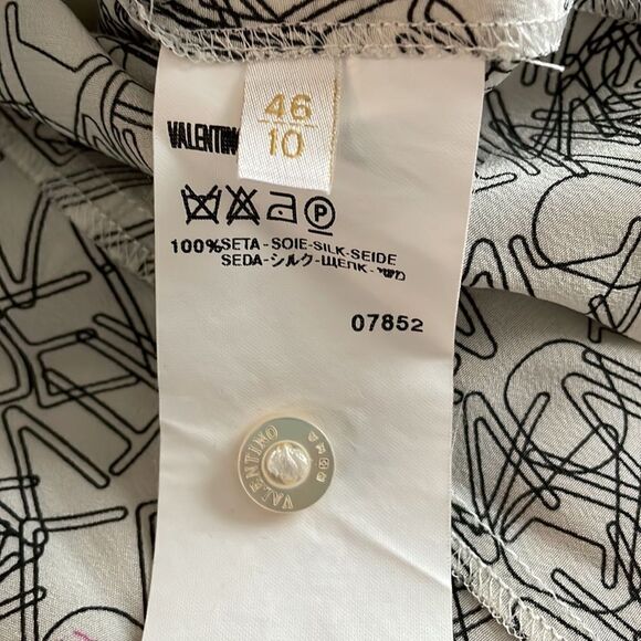 Valentino Women Silk Blouse - Size 40 - Picture 5 of 5